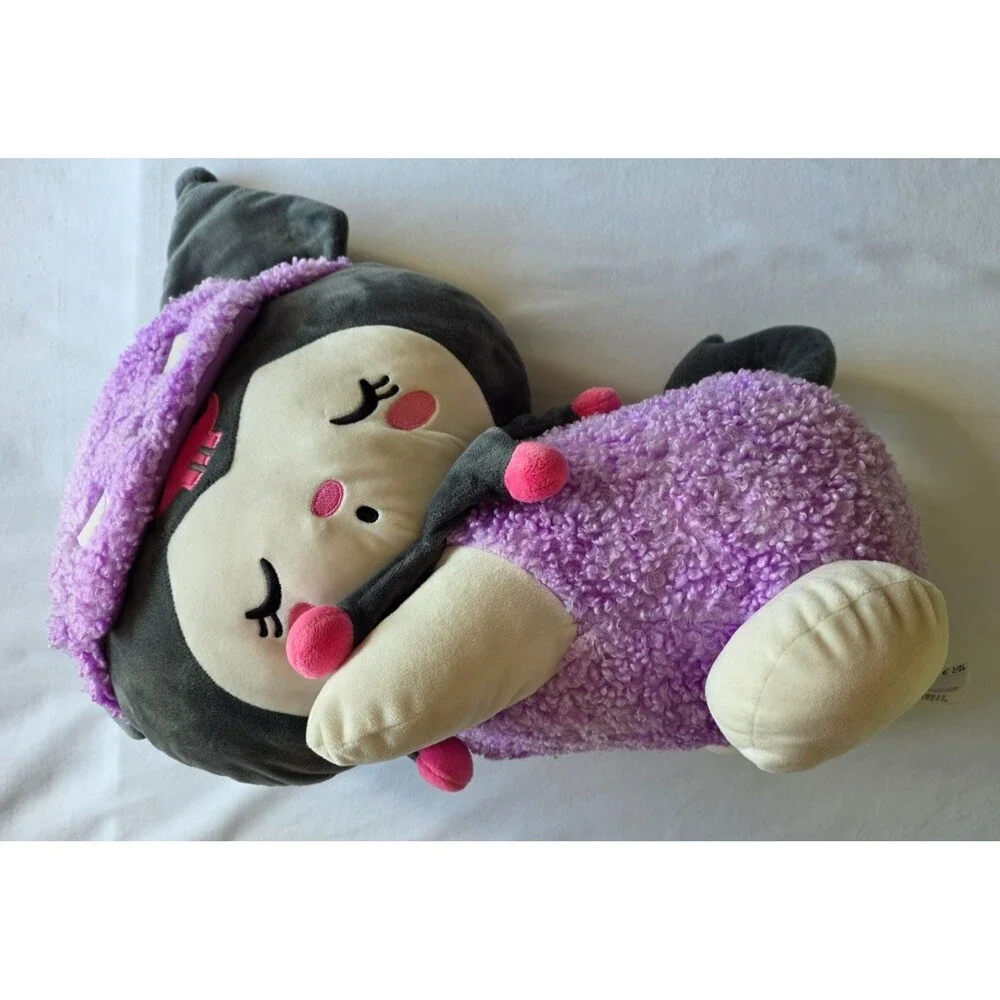 Hello Kitty Kuromi 23-inch Sleeping Plush - Officially Licensed Sanrio Product